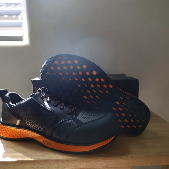 Timberland Pro Reaxion Composite Safety Toe Size 8 US Mens orange black - Picture 3 of 4